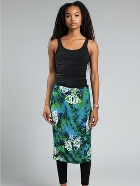 Blue skirt